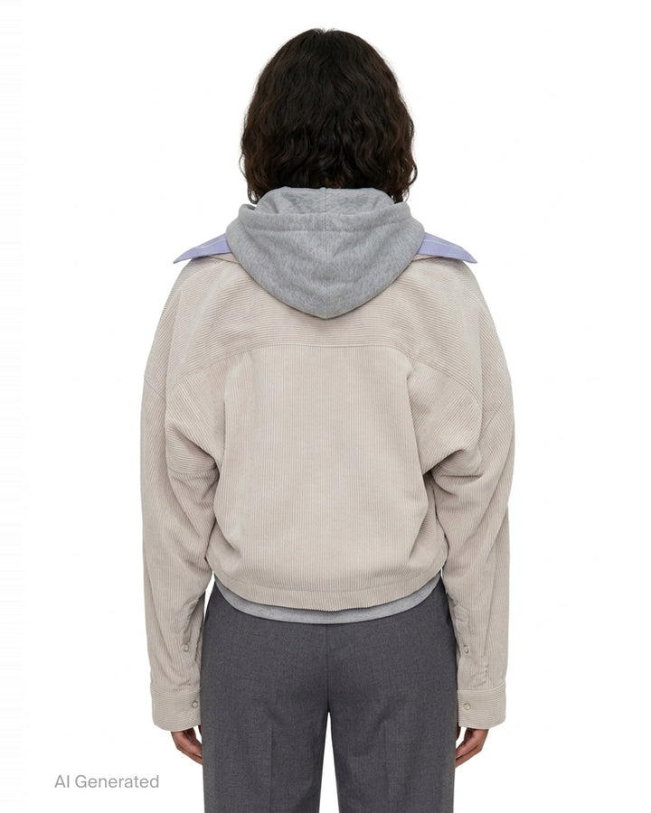 Three Layered Hoodie Jacket | Mihara Yasuhiro | Club21 - back