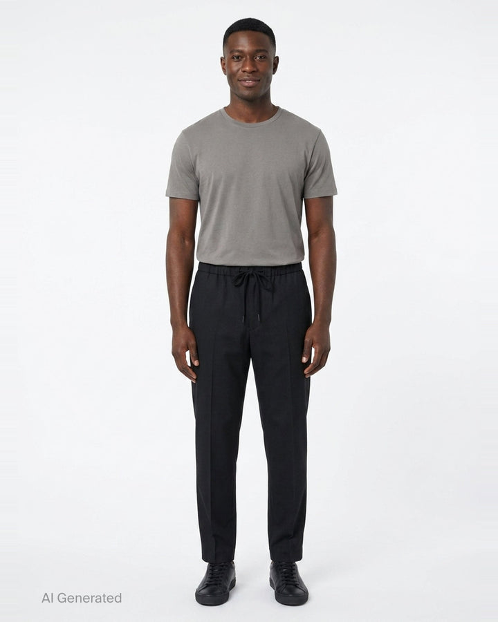 Light Wool Blend Pants | MM6 | Club21 - front