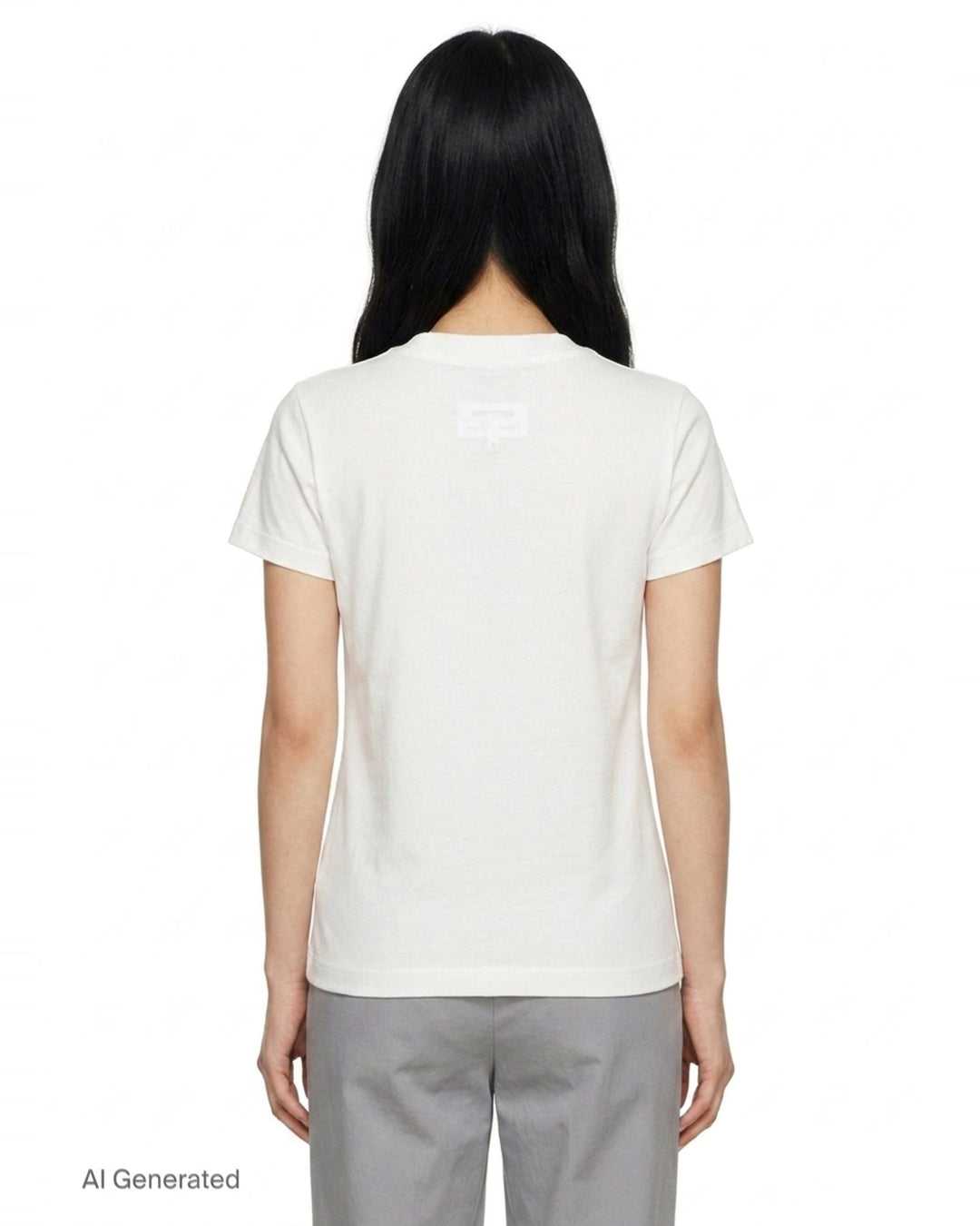 Sticker Print Heavy Cotton Tee | MM6 Maison Margiela | Club21 - back