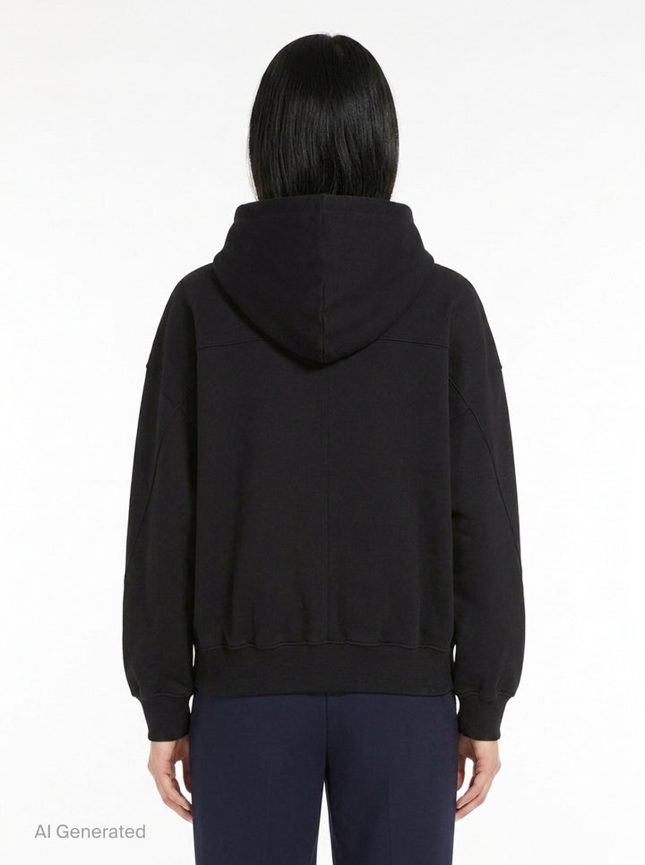 Brushstroke Logo Hoodie | MSGM | Club21 - back
