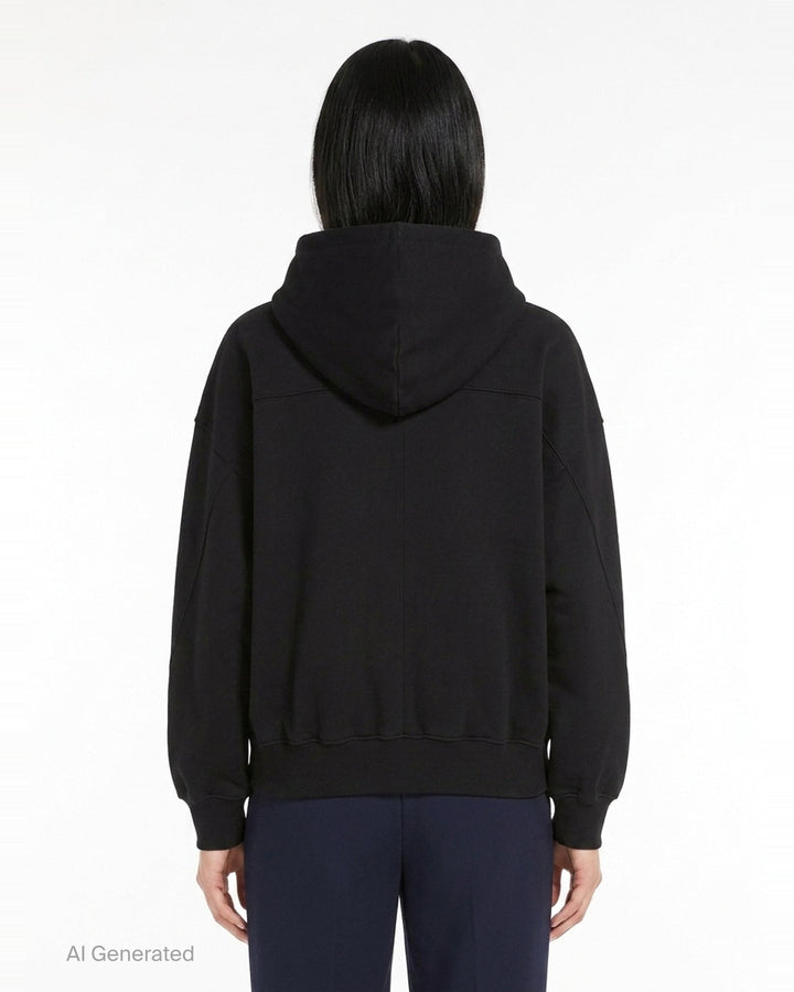 Brushstroke Logo Hoodie | MSGM | Club21 - back