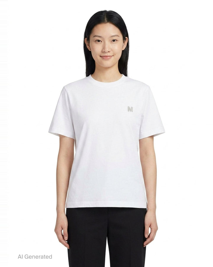 Embellished M T-Shirt | MSGM | Club21 - front