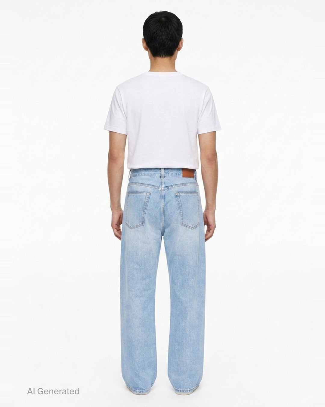 Jeans With Belt Straps | MSGM | Club21 - back