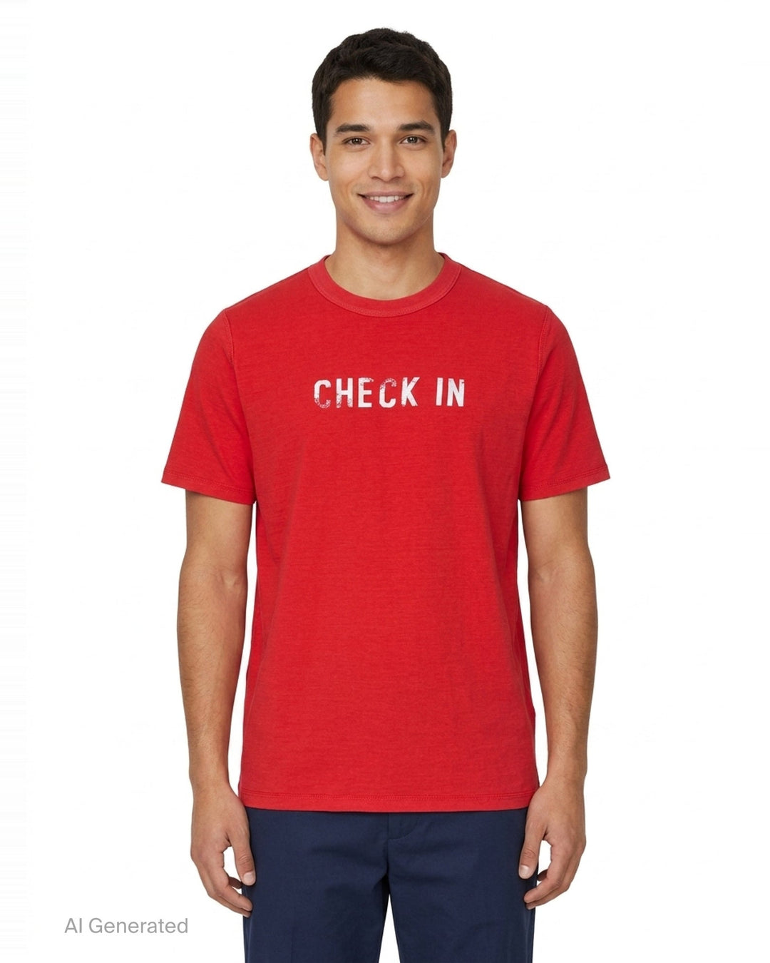 Reversible Check In Out Tee | MSGM | Club21 - front