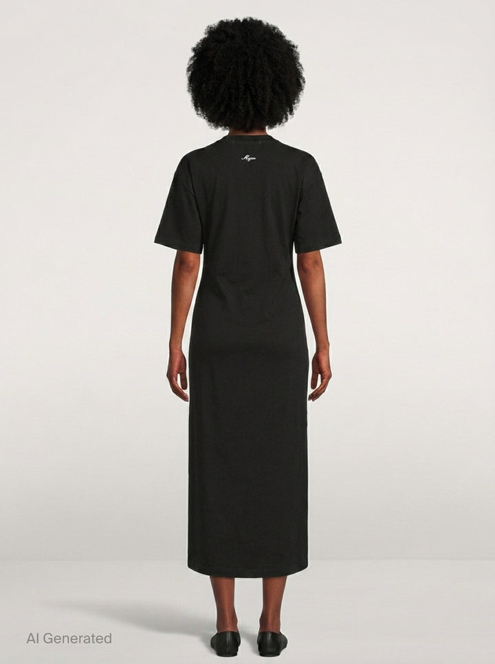 Tank Top Print T-Shirt Dress | MSGM | Club21 - back