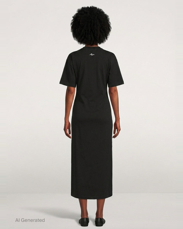 Tank Top Print T-Shirt Dress | MSGM | Club21 - back