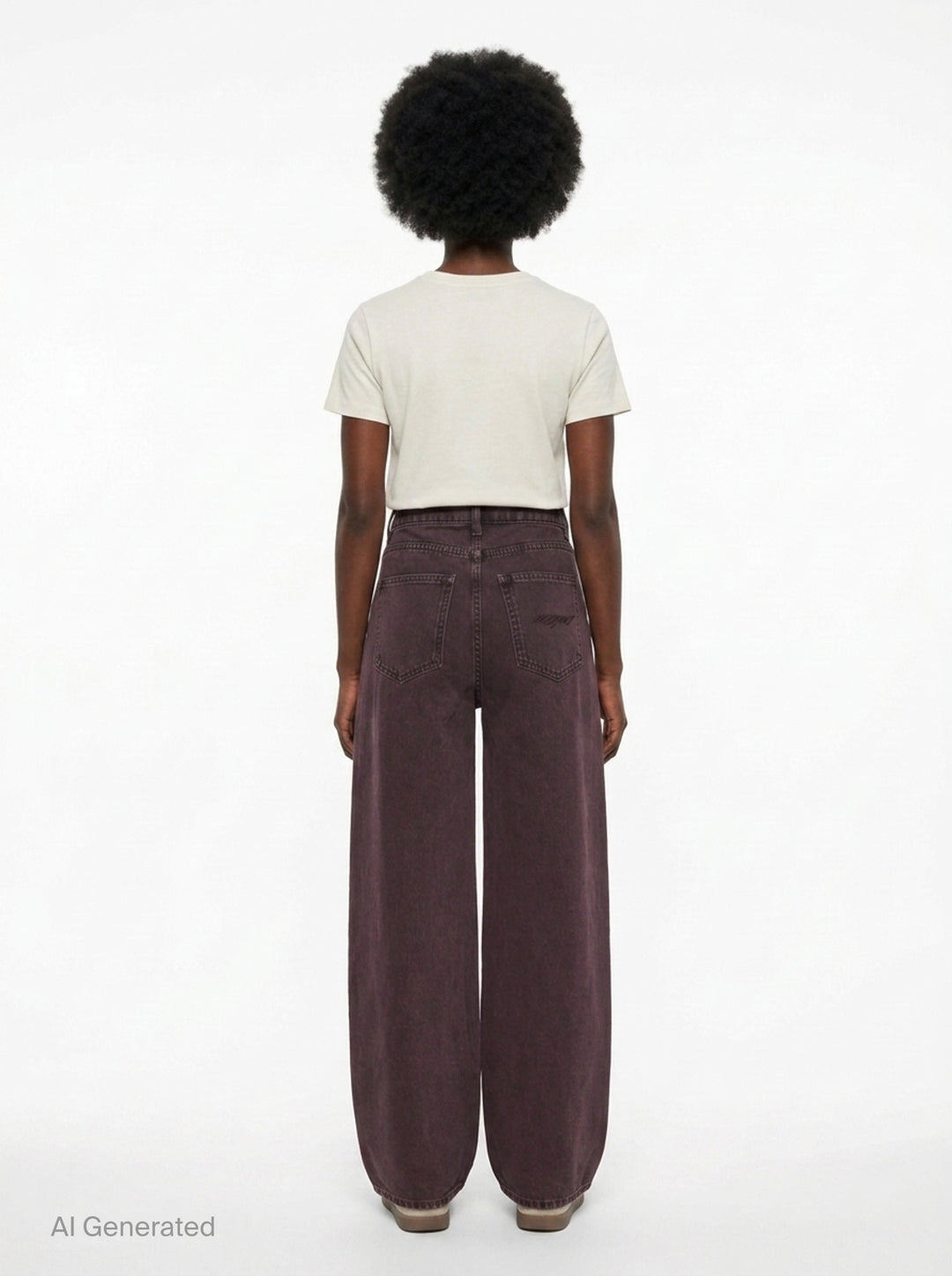 Wide Leg Jeans | MSGM | Club21 - back