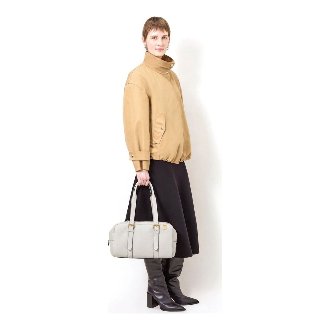 Boston Heavy Grain Medium Bag | Mulberry | Club21 - packshot