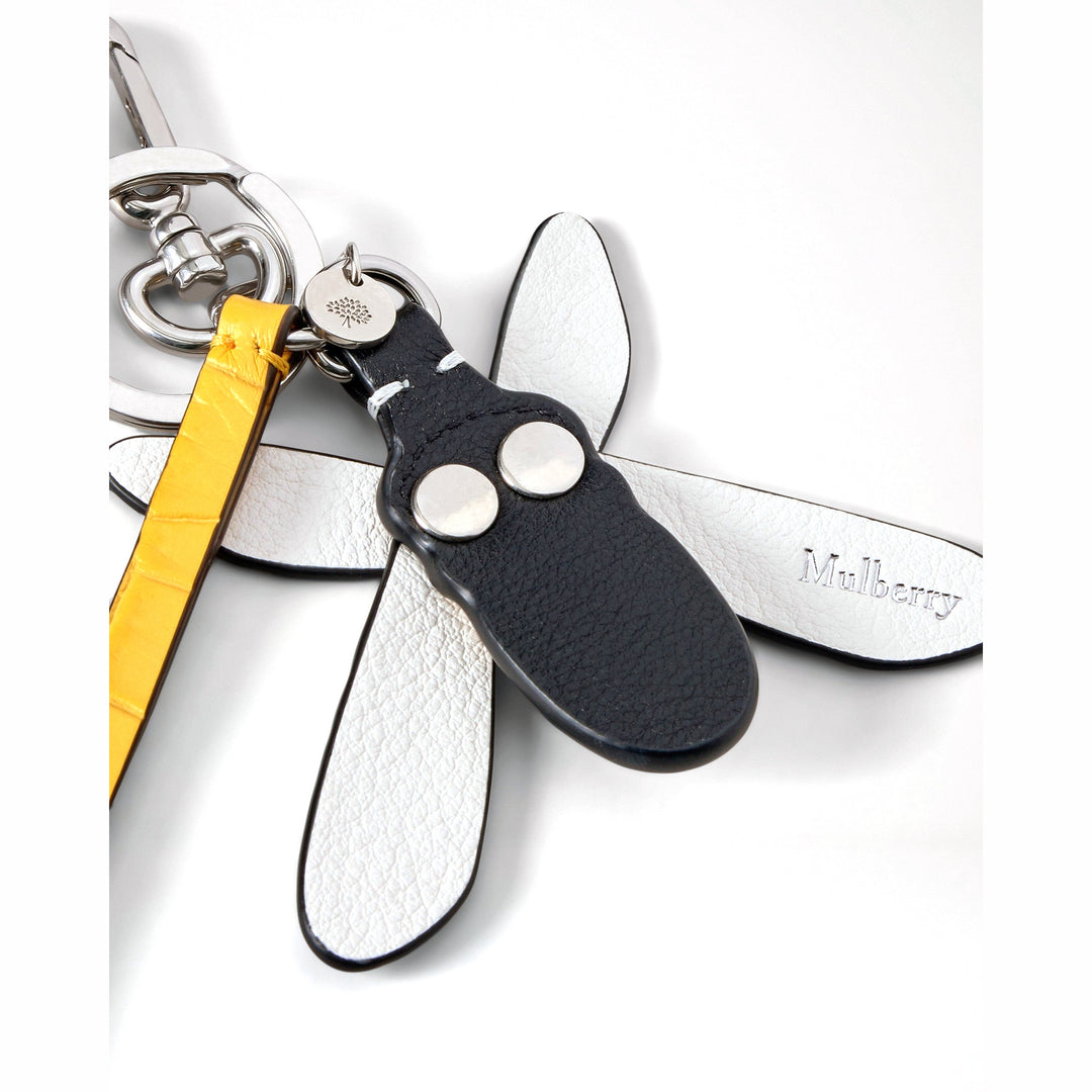 Bumblebee Leather Keyring | Mulberry | Club21 - packshot