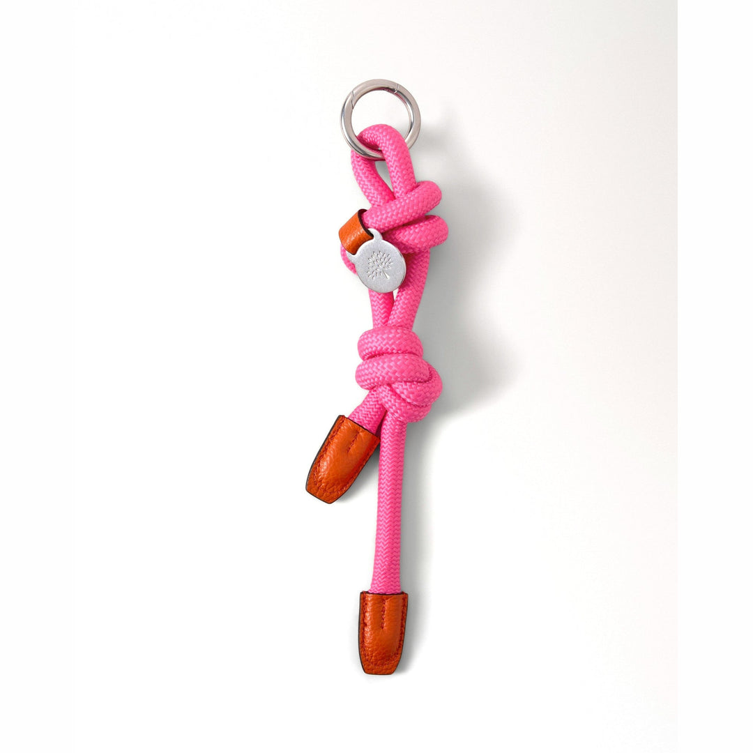 Knotted Rope Keyring | Mulberry | Club21 - packshot