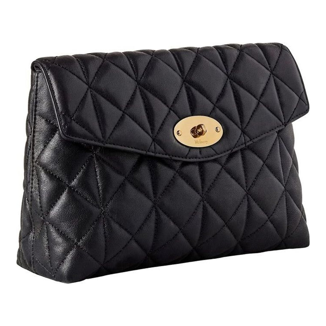 Large Darley Quilted Pouch | Mulberry | Club21 - packshot