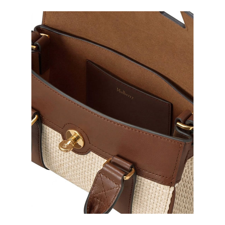 Mini Heritage Bayswater Raffia | Mulberry | Club21 - packshot