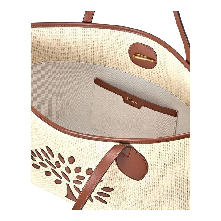 Small Tree Tote Raffia | Mulberry | Club21 - packshot