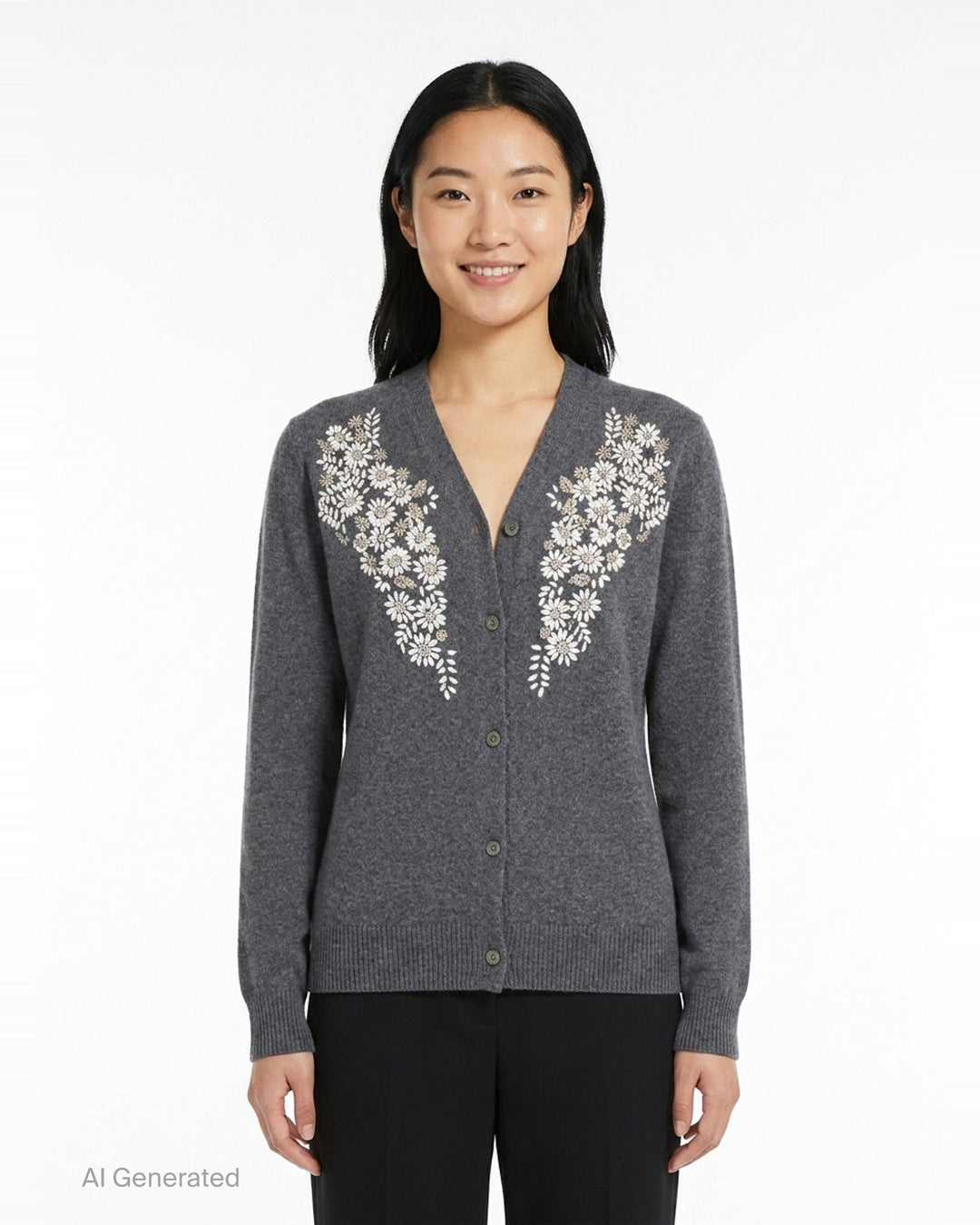 Floral Embroidered Cardigan | N°21 | Club21 - front