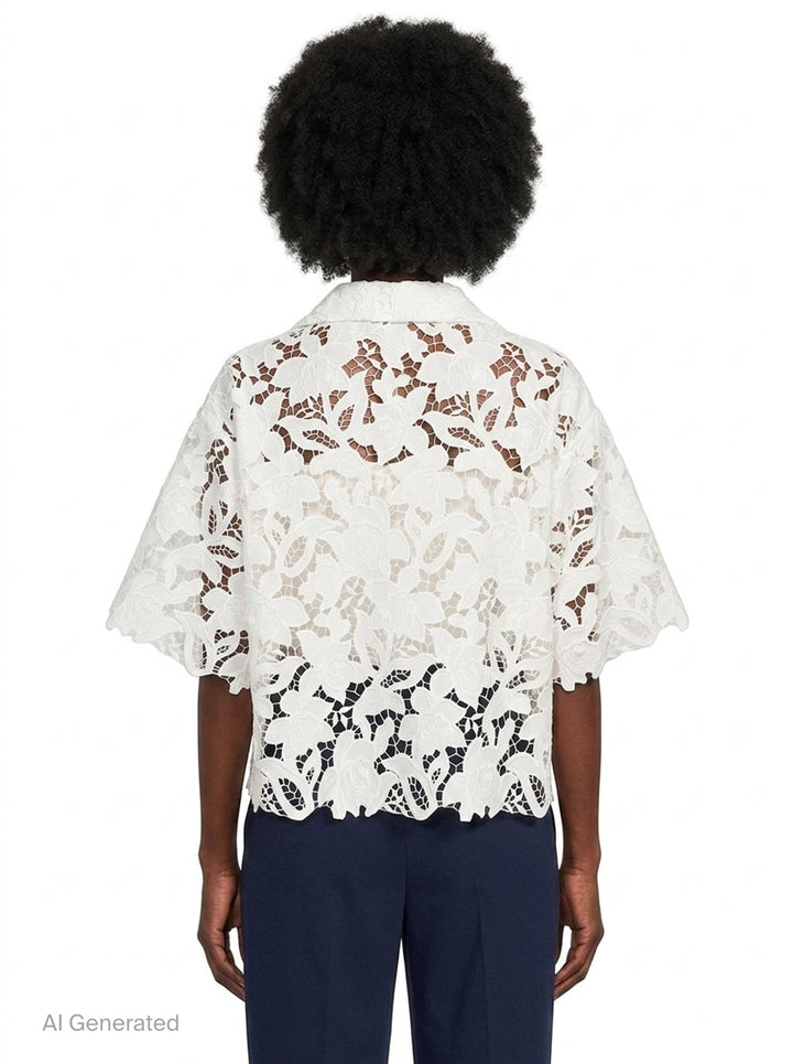 Floral Lace Blouse | N°21 | Club21 - back