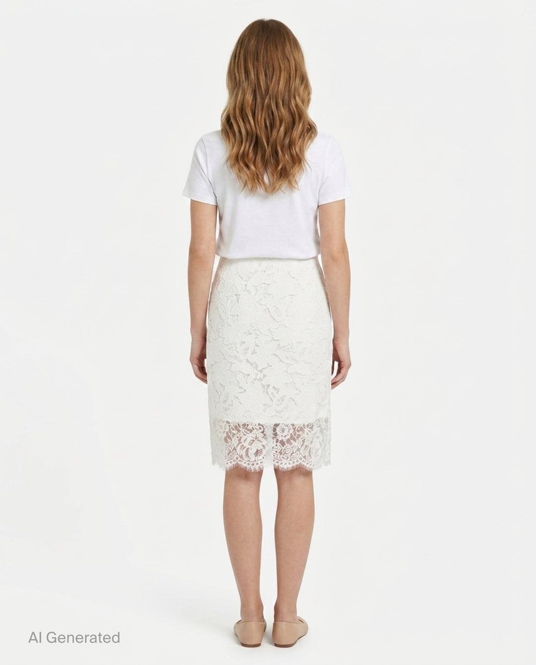 Floral Lace Pencil Skirt | N°21 | Club21 - back