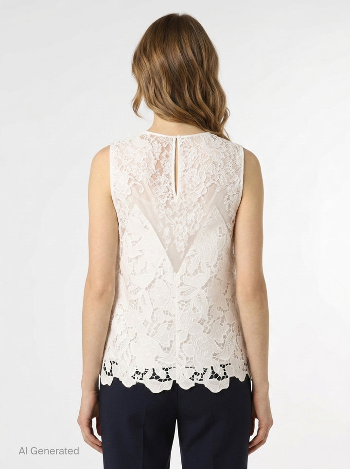 Floral Lace Sleeveless Top | N°21 | Club21 - back