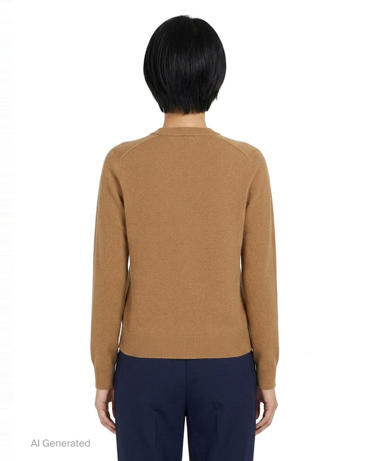Pearl Brooch Cashmere Cardigan | N°21 | Club21 - back