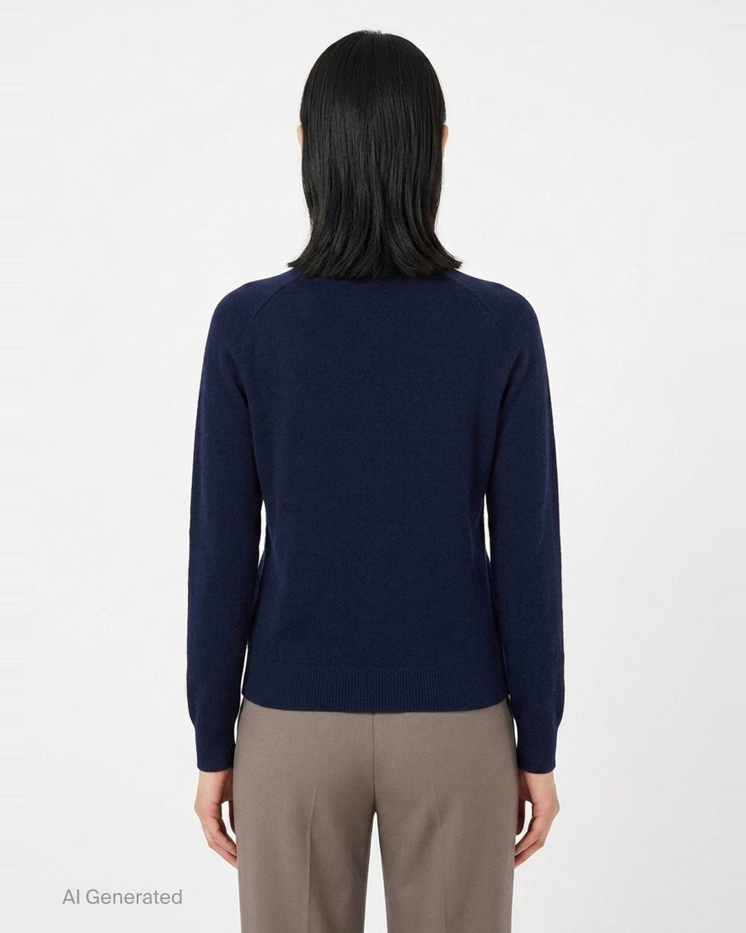 Pearl Brooch Cashmere Cardigan | N°21 | Club21 - back