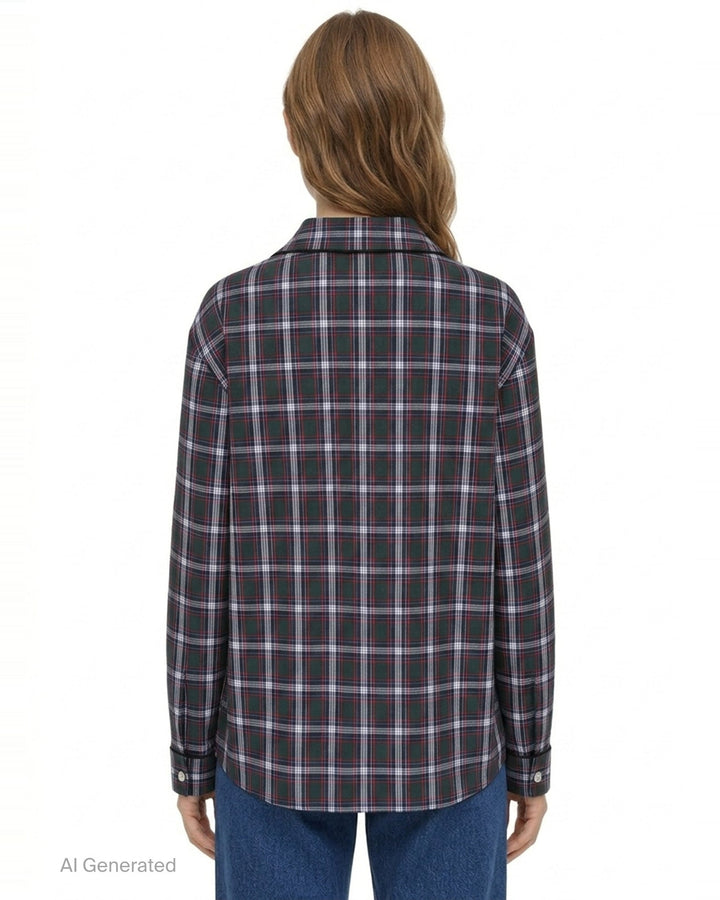 Tartan Lace Trim Shirt | N°21 | Club21 - back