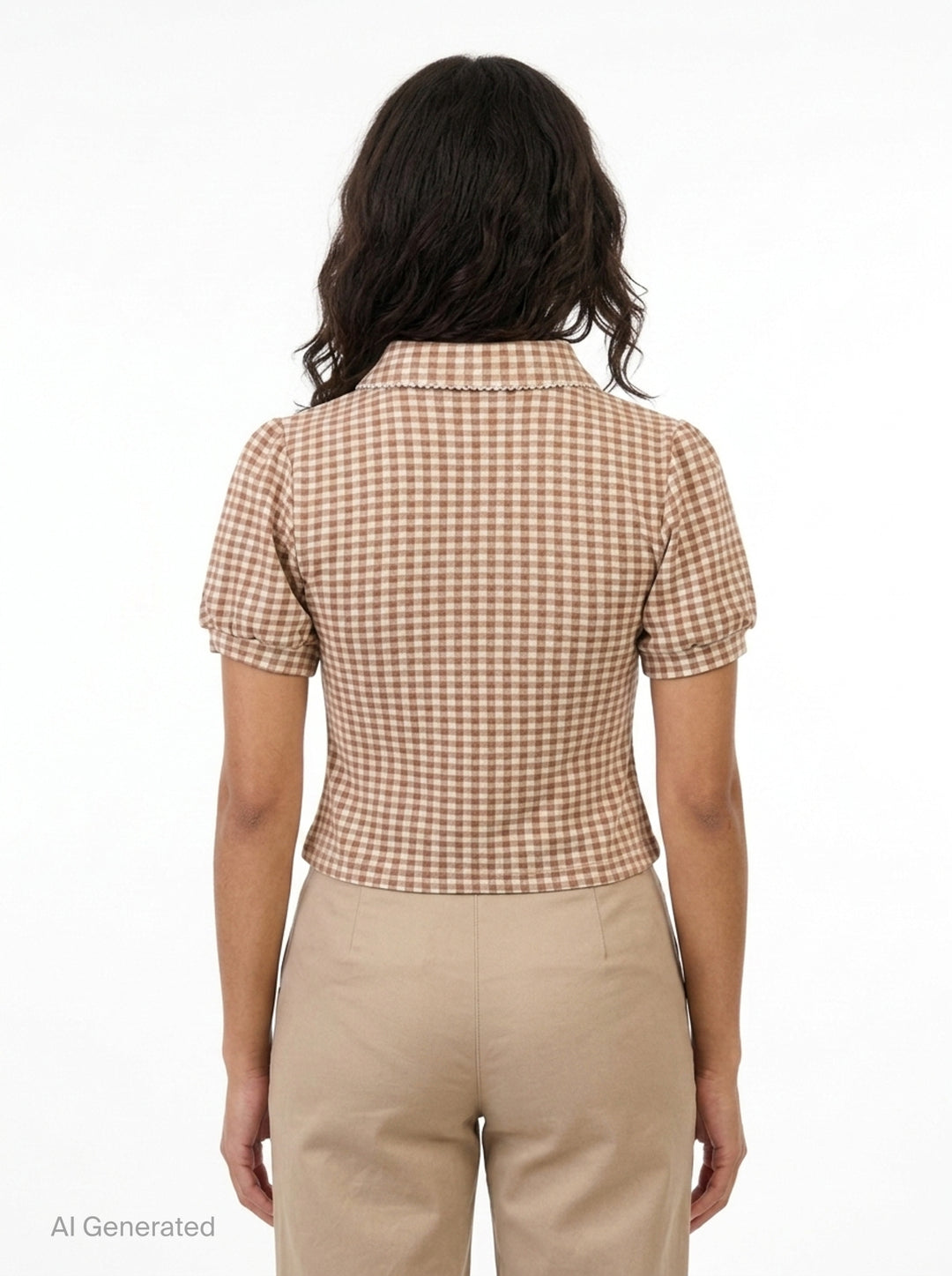 Candy Gingham Polo Top | Nineties | Club21 - back