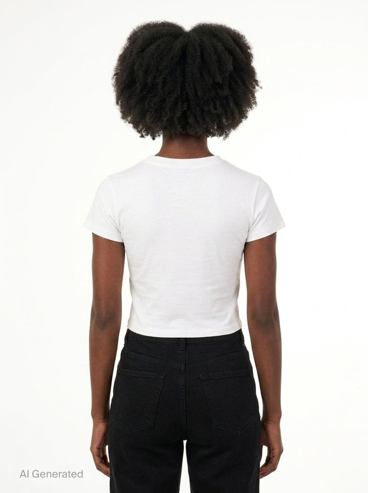 Pavé Baby Tee | Nineties | Club21 - back
