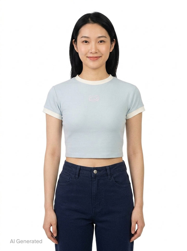 Pick Me Girls Crop Tee | Nineties | Club21 - front