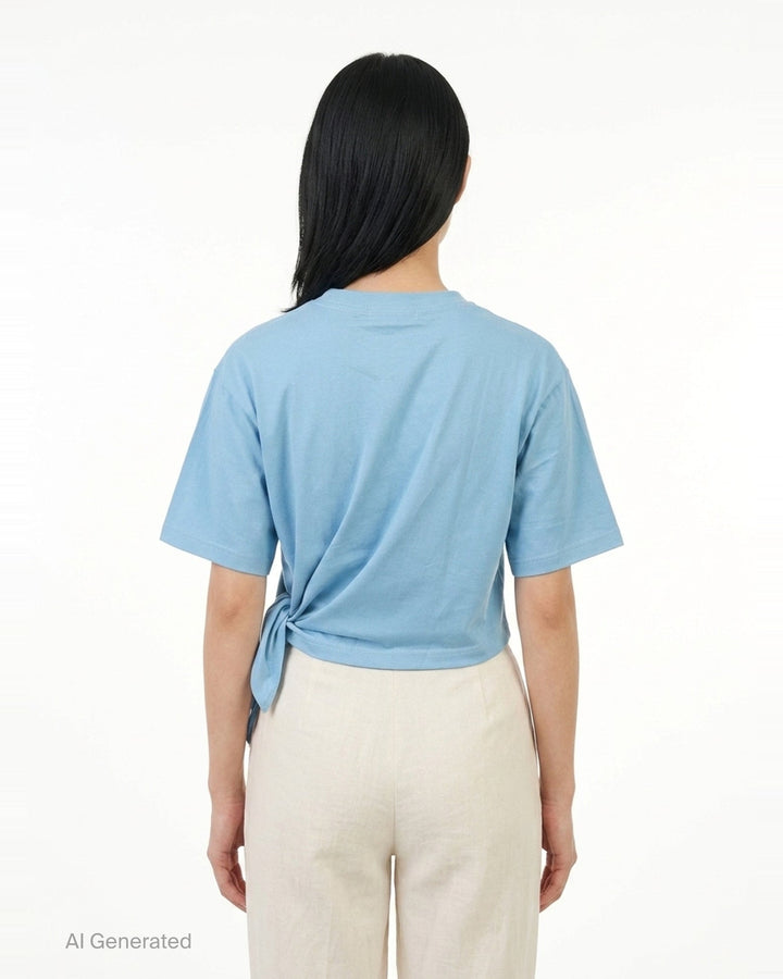 Sun Sand Tie-Front Tee | Nineties | Club21 - back