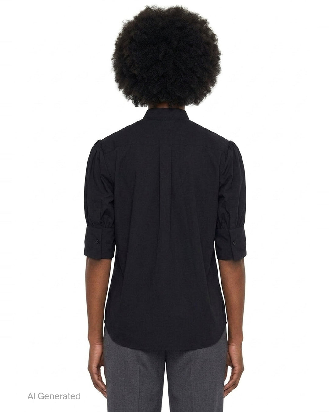 Bow Buckle Blouse | Noir Kei Ninomiya | Club21 - back