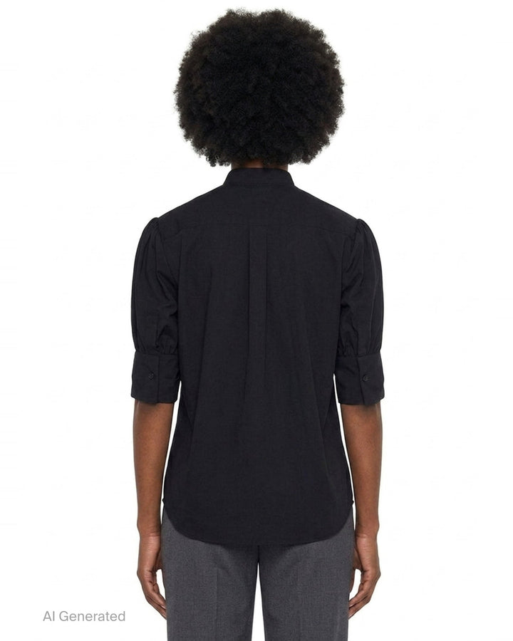 Bow Buckle Blouse | Noir Kei Ninomiya | Club21 - back