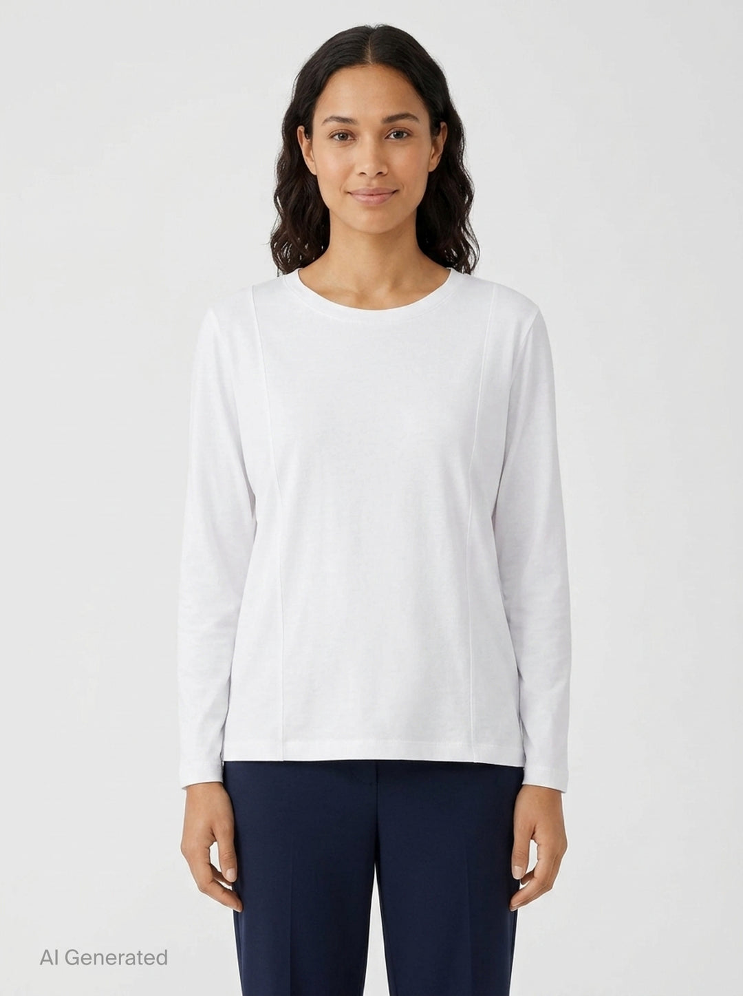Typography Sheer Long Sleeve Top | Open YY | Club21 - front
