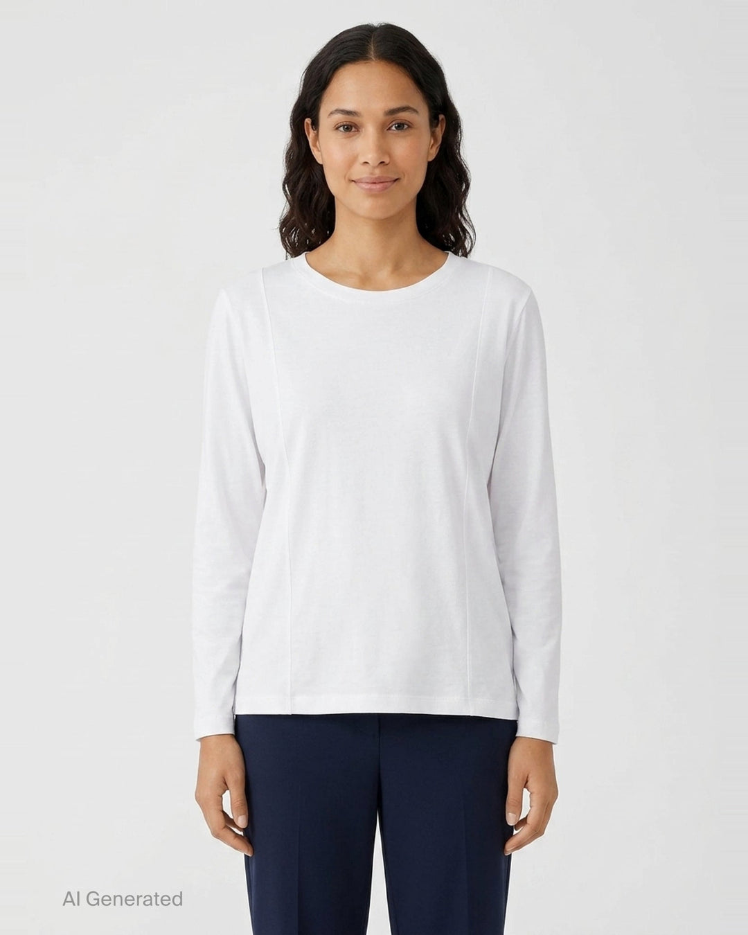 Typography Sheer Long Sleeve Top | Open YY | Club21 - front