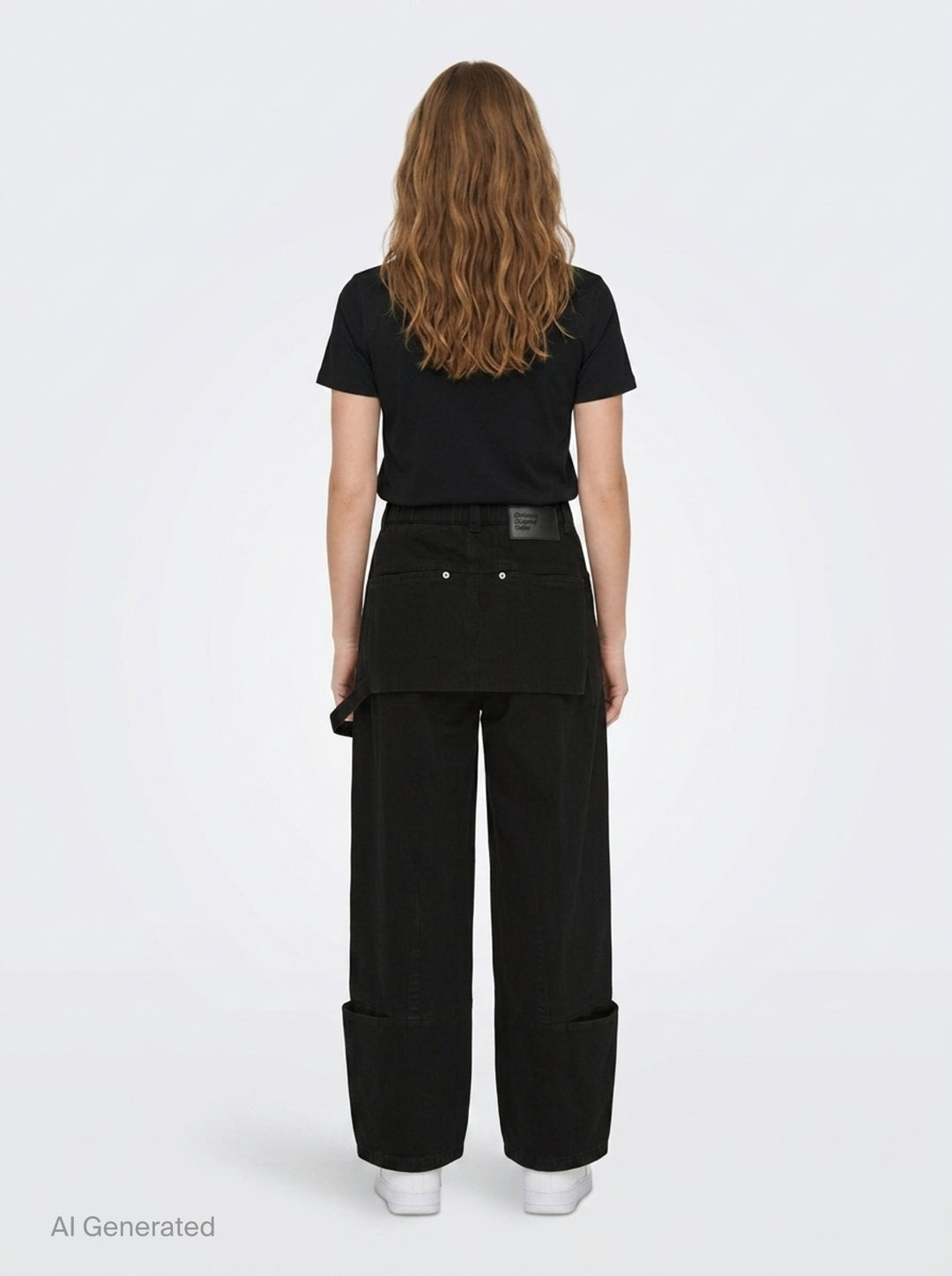 Kangaroo Pocket Wide Leg Jeans | Ordinary Couture Code | Club21 - back