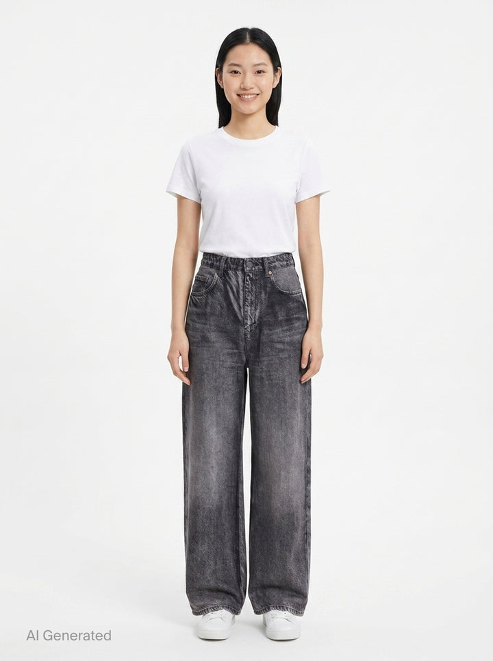 Pierre-Louis Mascia Aloe printed trousers with an artistic East Asian-inspired landscape print featuring birds, florals, and botanical motifs on warm sand and terracotta tones, with a teal elasticated drawstring waistband - front