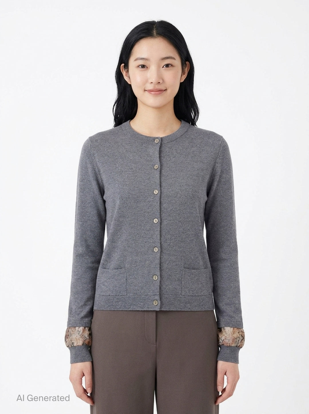 Floral Panel Wool Cardigan | Pierre-Louis Mascia | Club21 - front