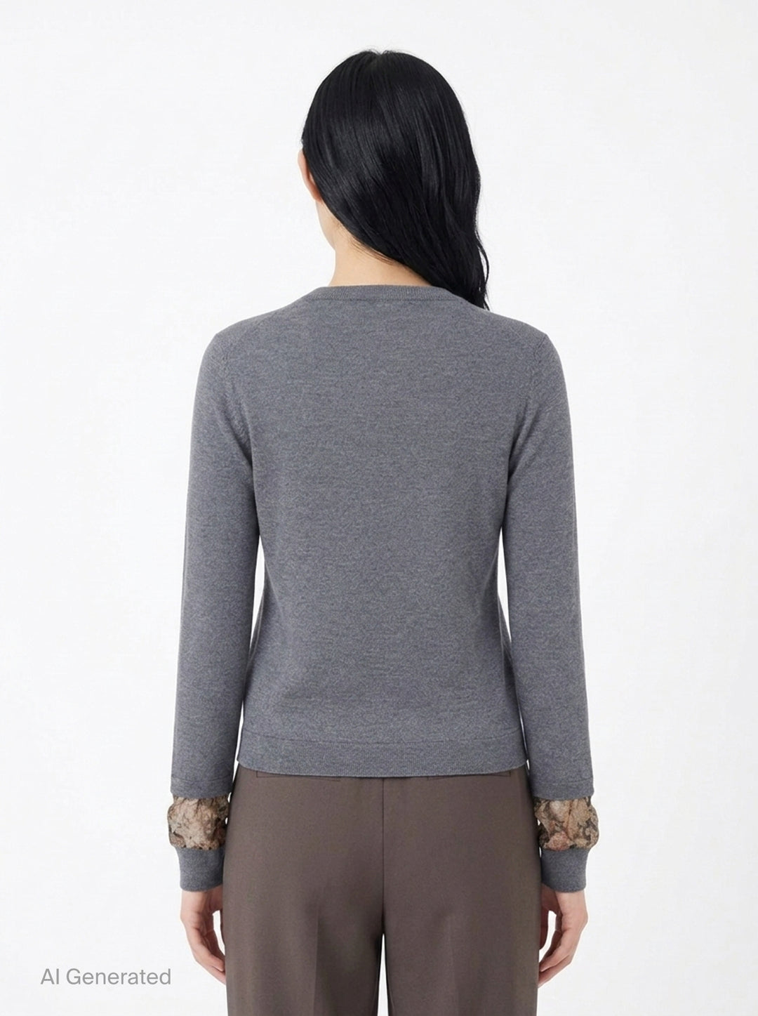 Floral Panel Wool Cardigan | Pierre-Louis Mascia | Club21 - back