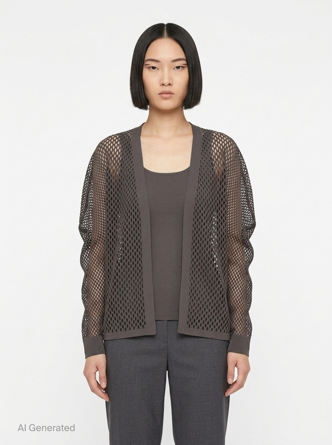 A-POC Basket Cardigan | Pleats Please Issey Miyake | Club21 - front