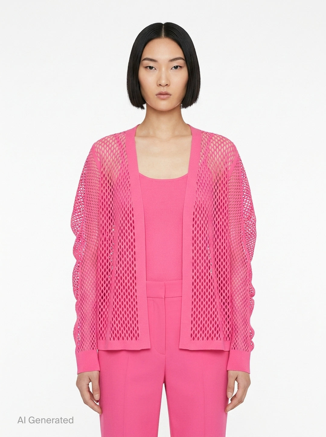 A-POC Basket Cardigan | Pleats Please Issey Miyake | Club21 - front