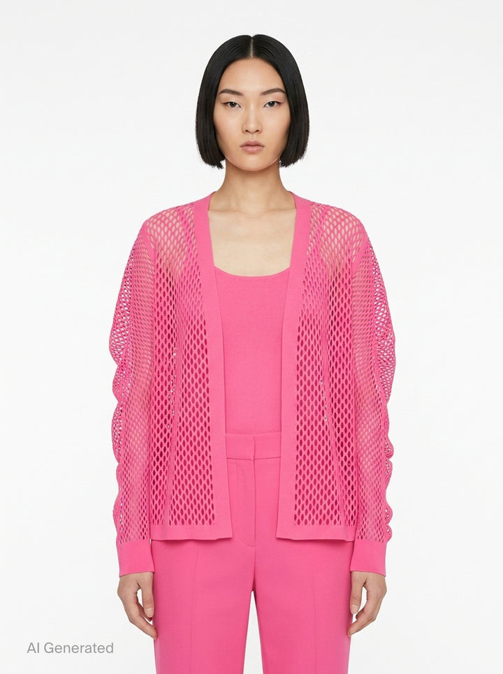 A-POC Basket Cardigan | Pleats Please Issey Miyake | Club21 - front