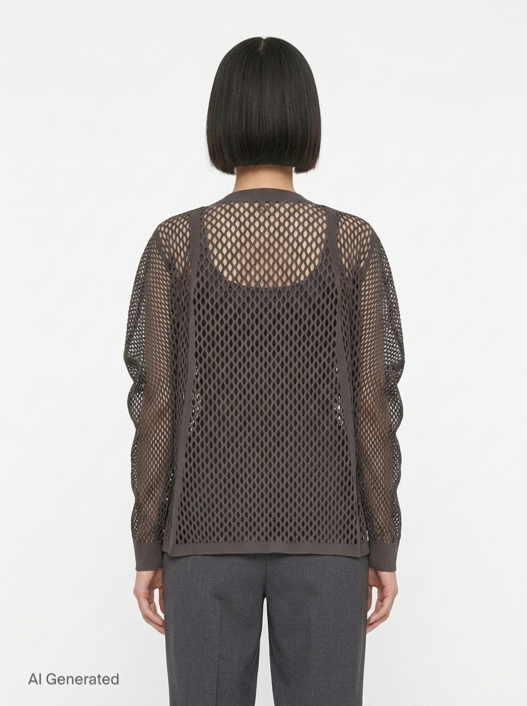 A-POC Basket Cardigan | Pleats Please Issey Miyake | Club21 - back