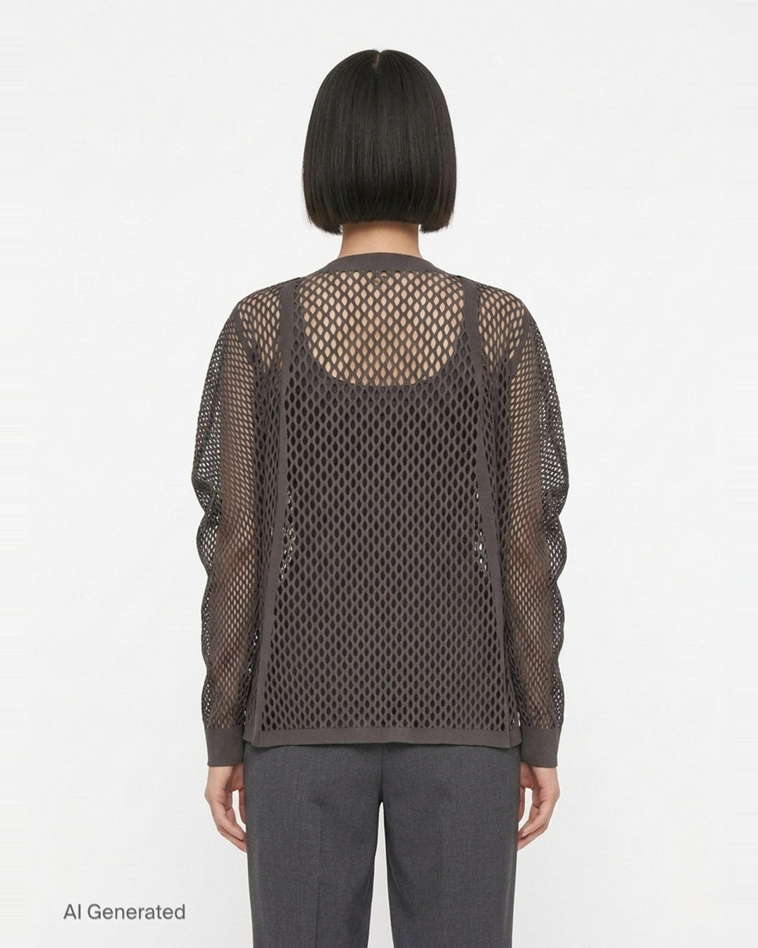 A-POC Basket Cardigan | Pleats Please Issey Miyake | Club21 - back