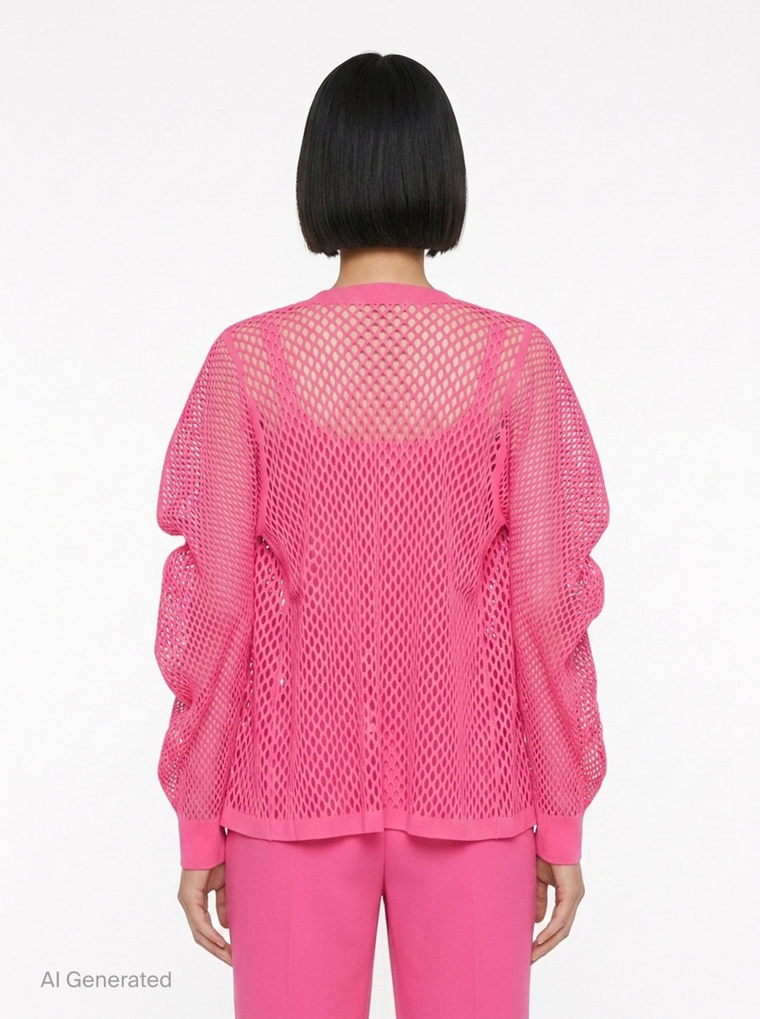 A-POC Basket Cardigan | Pleats Please Issey Miyake | Club21 - back