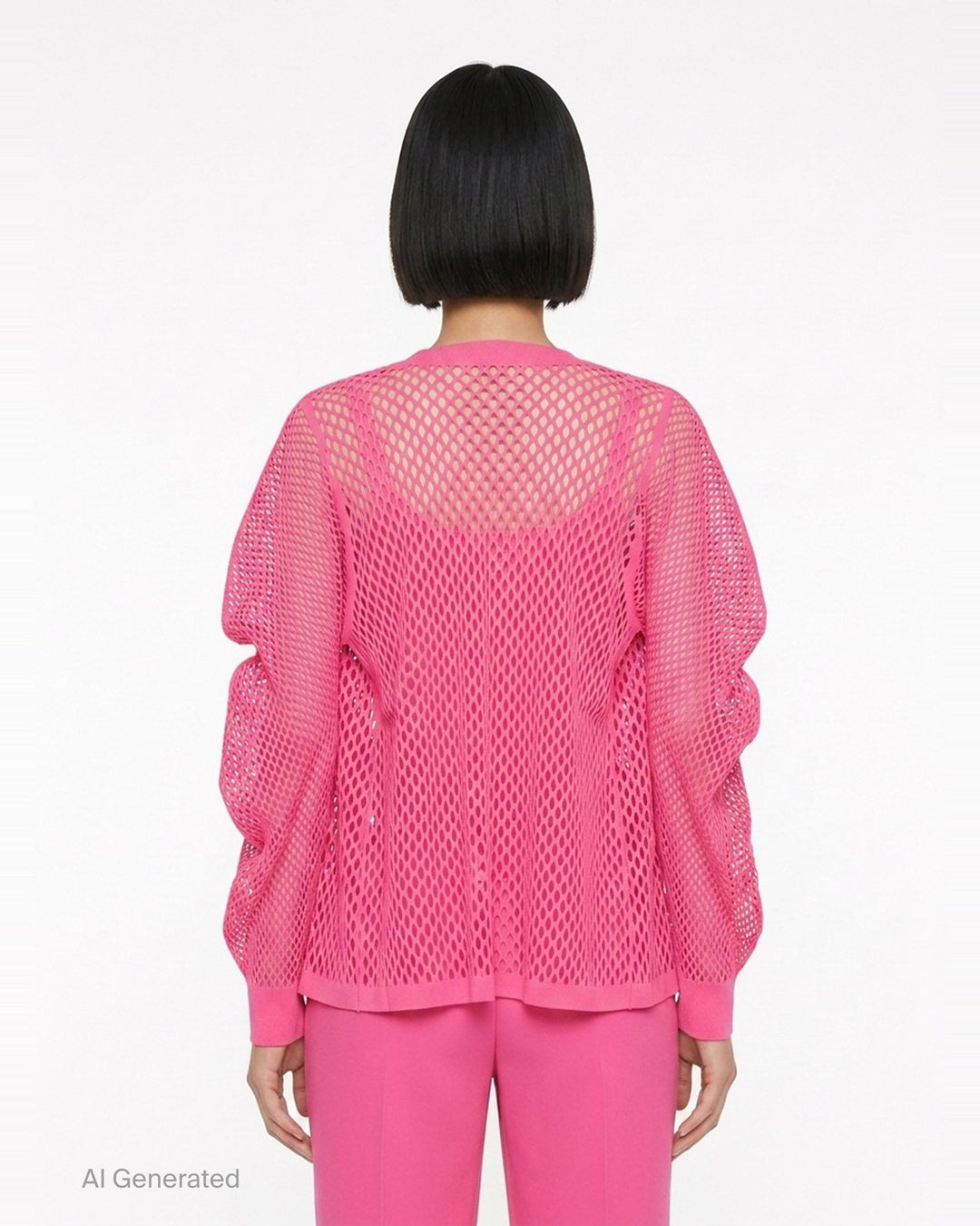 A-POC Basket Cardigan | Pleats Please Issey Miyake | Club21 - back