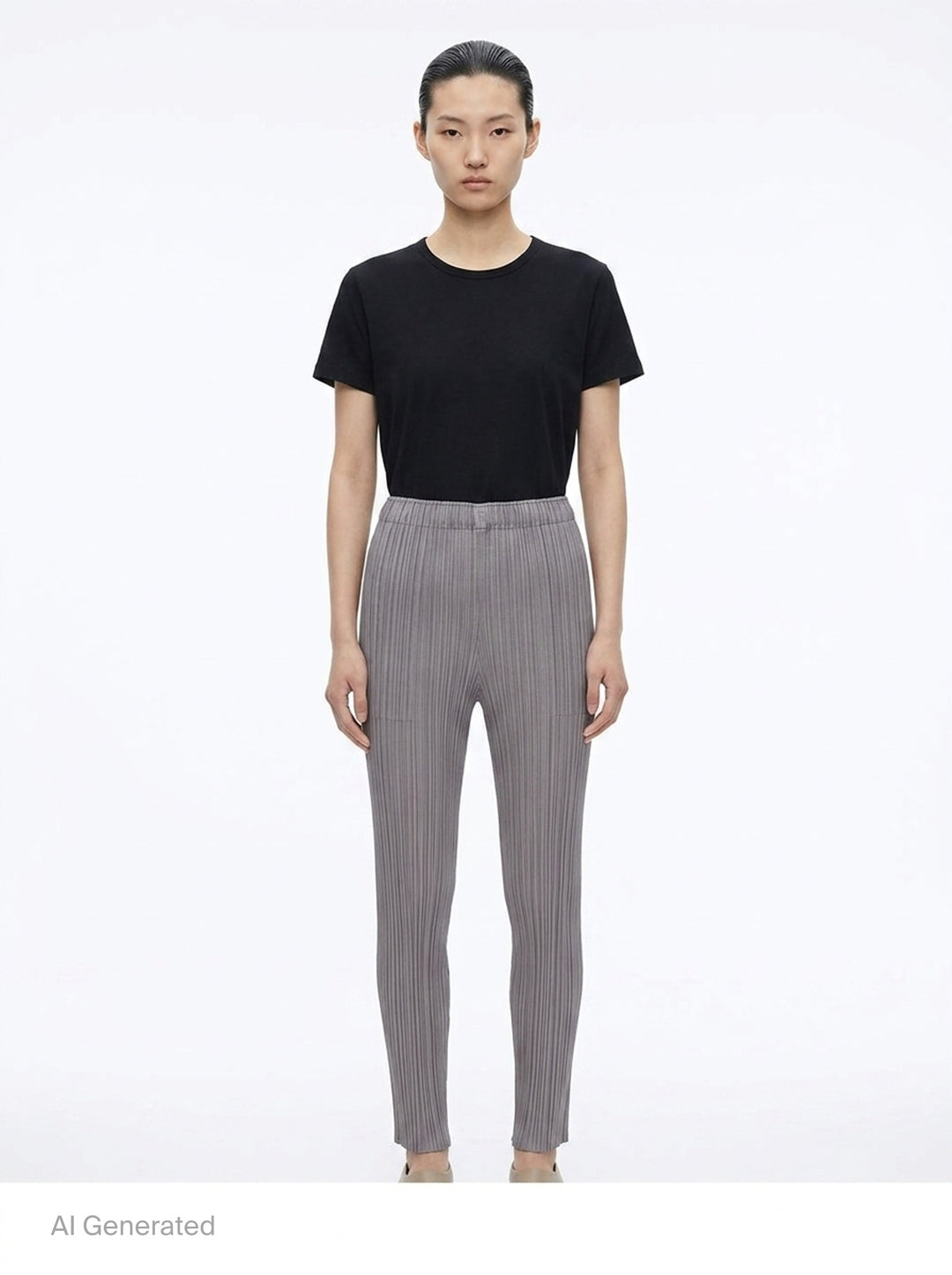 Basics Long Pleated Pants | Pleats Please Issey Miyake | Club21 - front