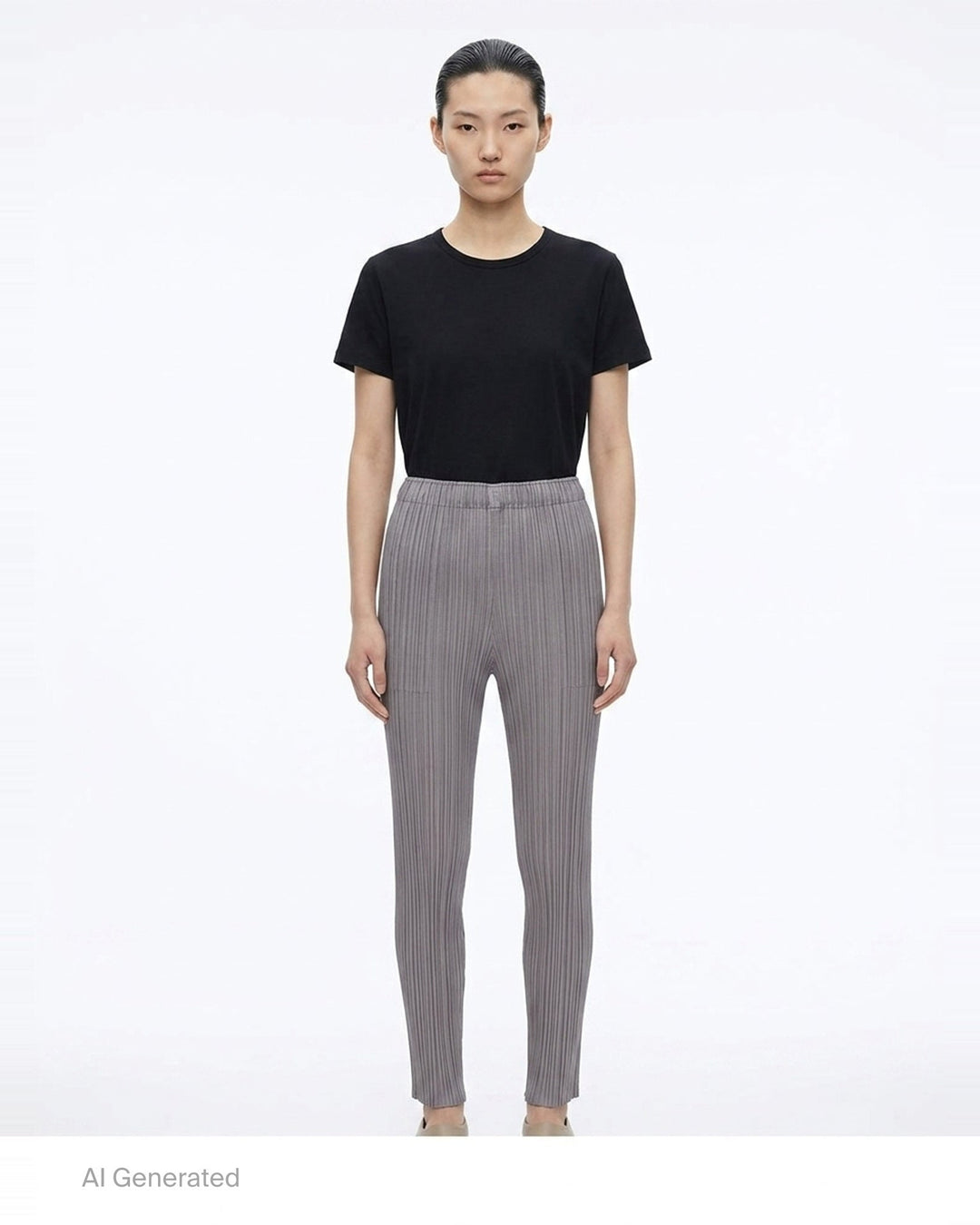 Basics Long Pleated Pants | Pleats Please Issey Miyake | Club21 - front