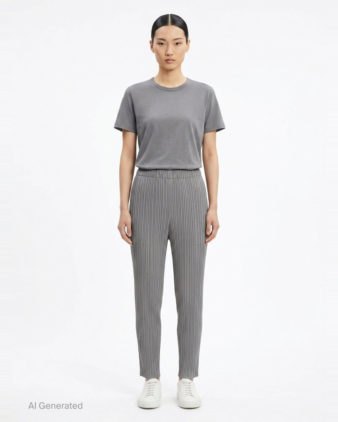 Basics Long Pleated Pants | Pleats Please Issey Miyake | Club21 - front