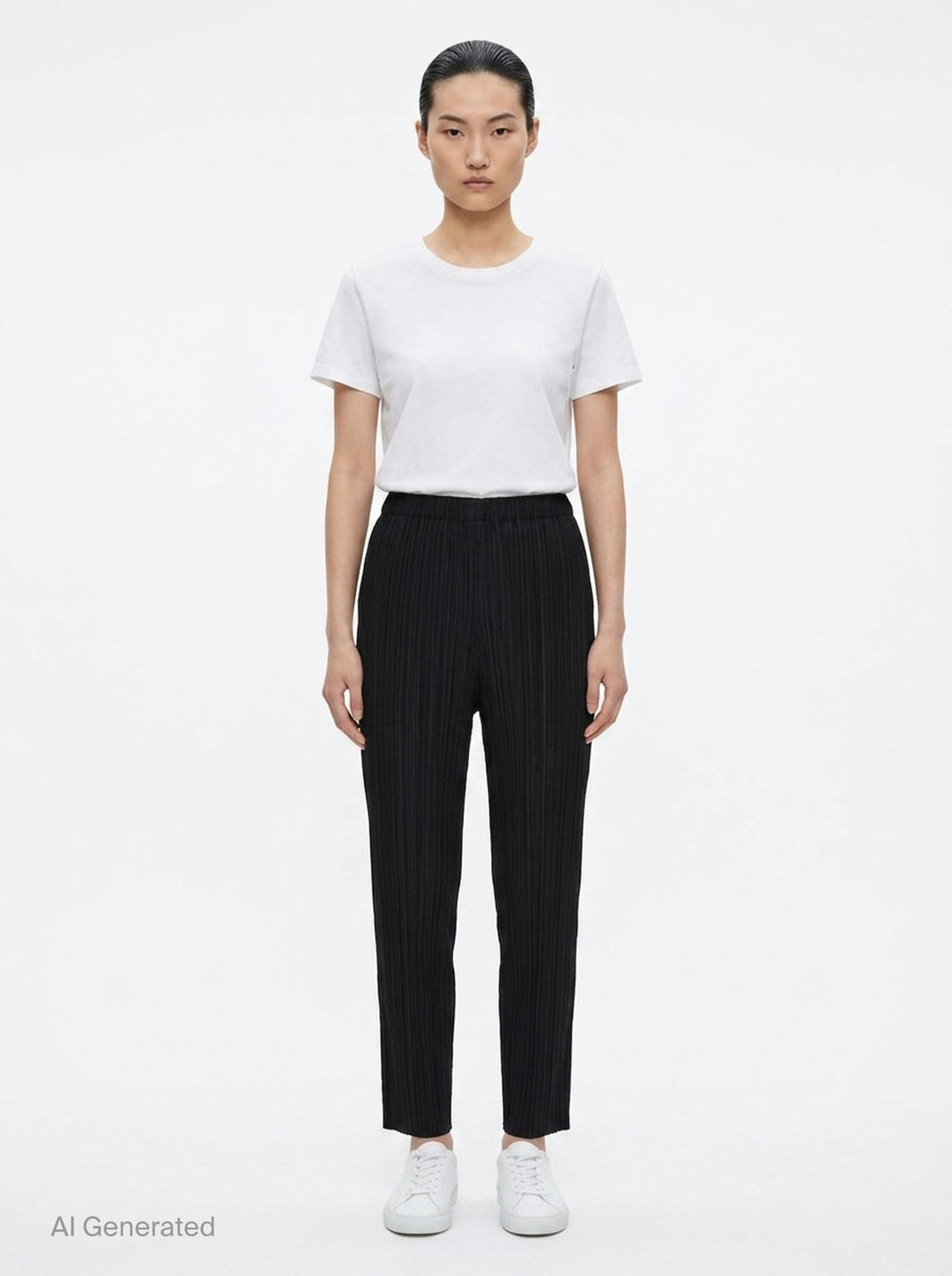 Basics Long Pleated Pants | Pleats Please Issey Miyake | Club21 - front