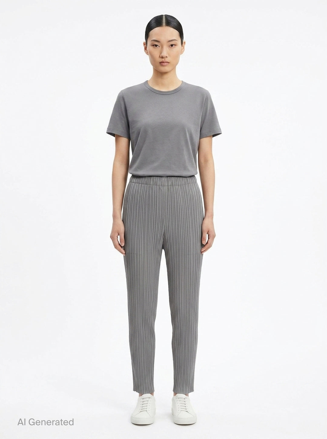 Basics Long Pleated Pants | Pleats Please Issey Miyake | Club21 - front