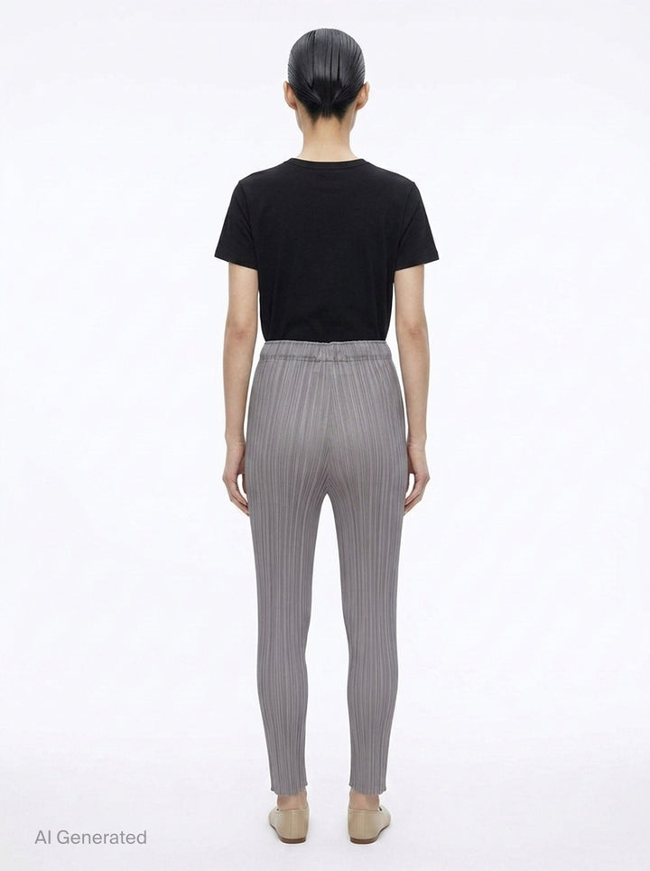 Basics Long Pleated Pants | Pleats Please Issey Miyake | Club21 - back