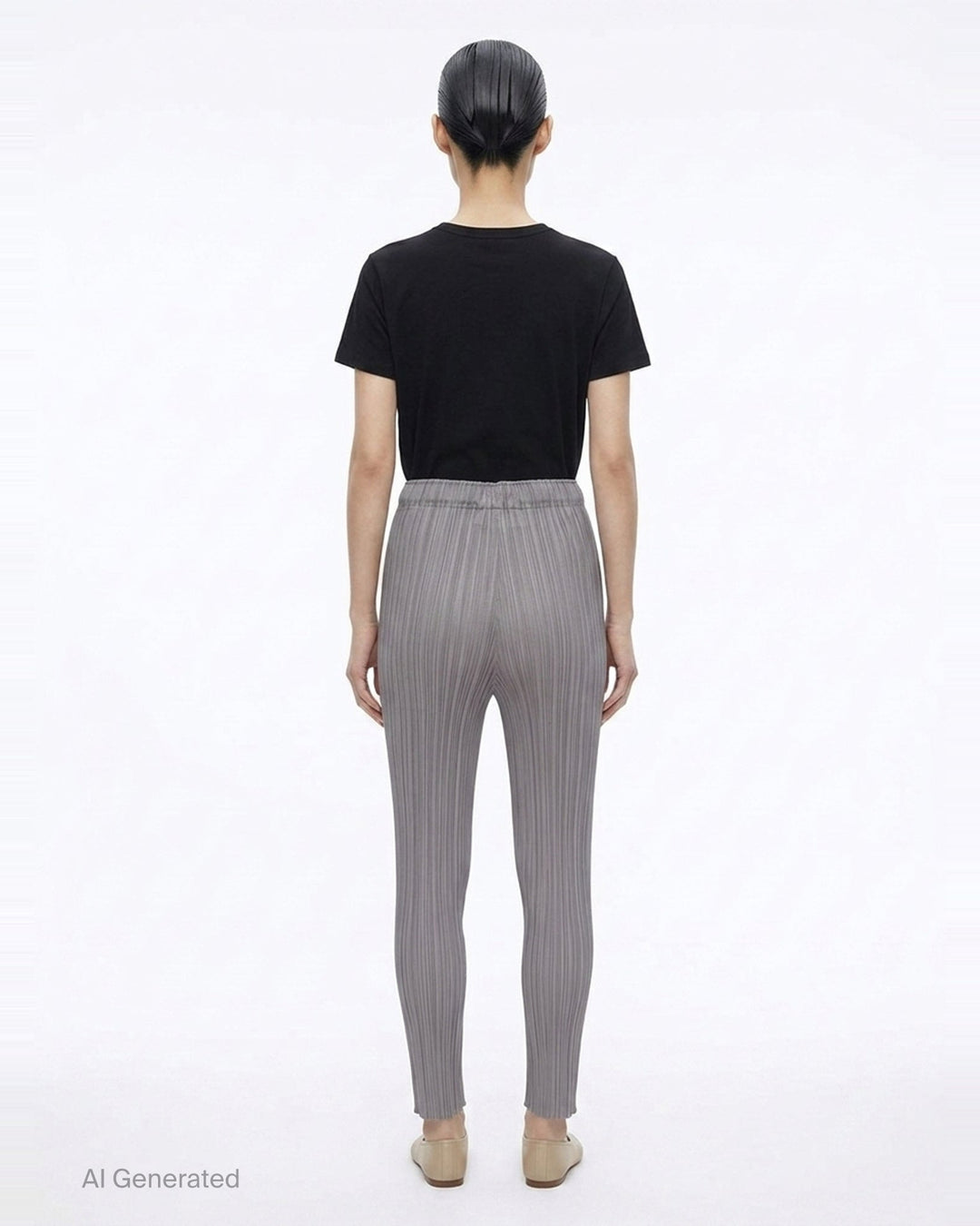 Basics Long Pleated Pants | Pleats Please Issey Miyake | Club21 - back